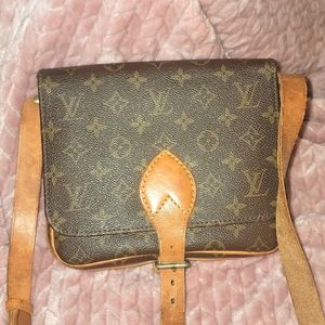 Auth LOUIS VUITTON Cartouchiere PM Monogram Shoulder Bag Purse